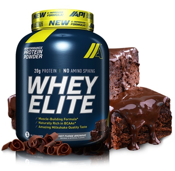 Buy API Whey Elite Protein Powder Fudge Brownie (2.27kg 70 Serves