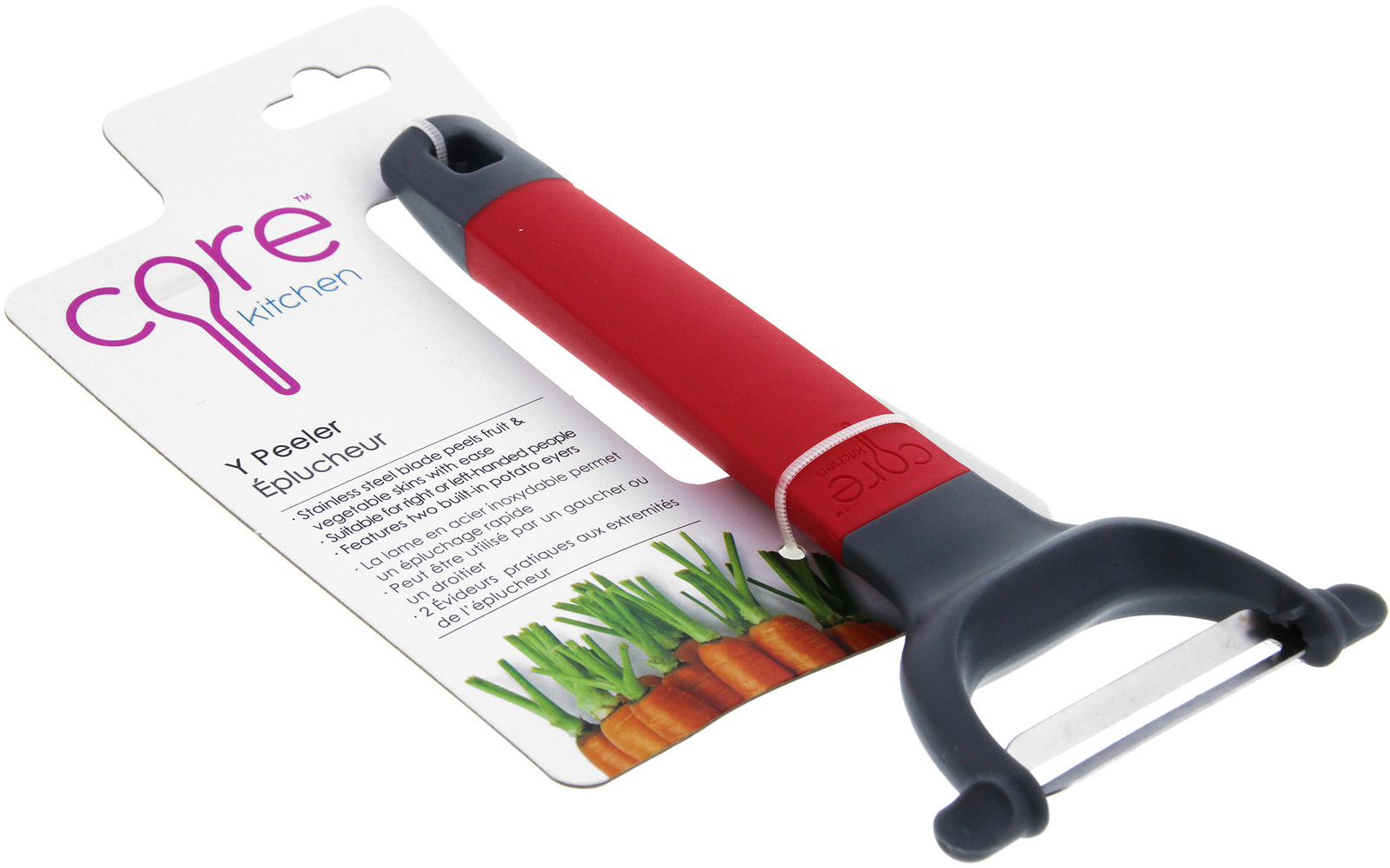 Core Home Y Peeler Strawberry at Mighty Ape NZ