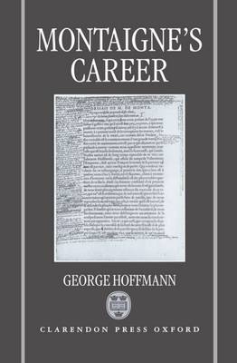 Montaigne's Career by George Hoffmann image