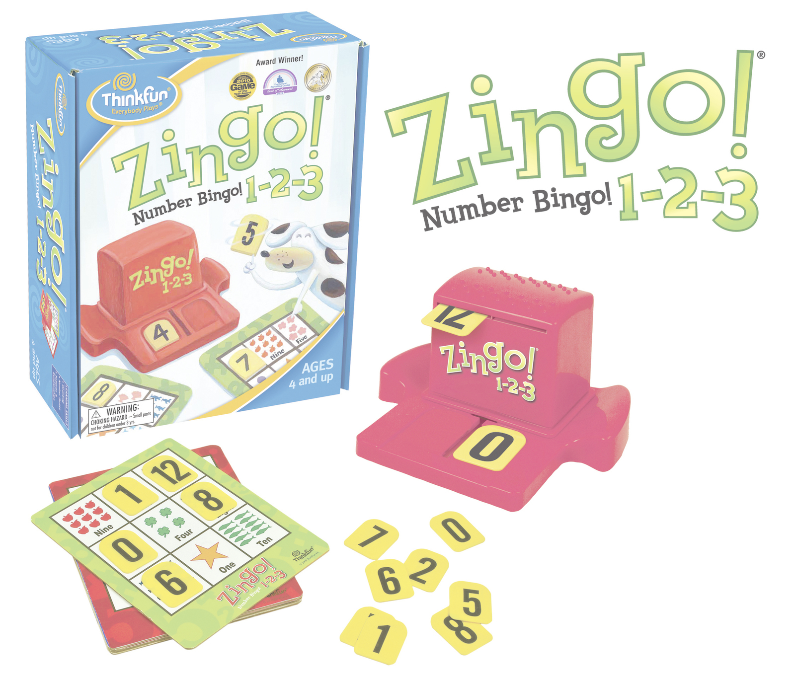 Thinkfun - Zingo! 1,2,3 Game image
