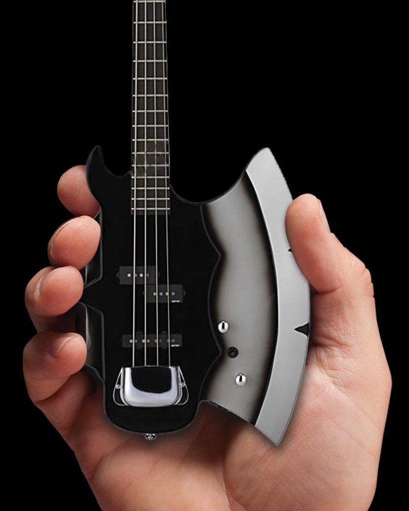 Axe Heaven: Miniature Replica - KISS Gene Simmons Guitar (AXE Base) image