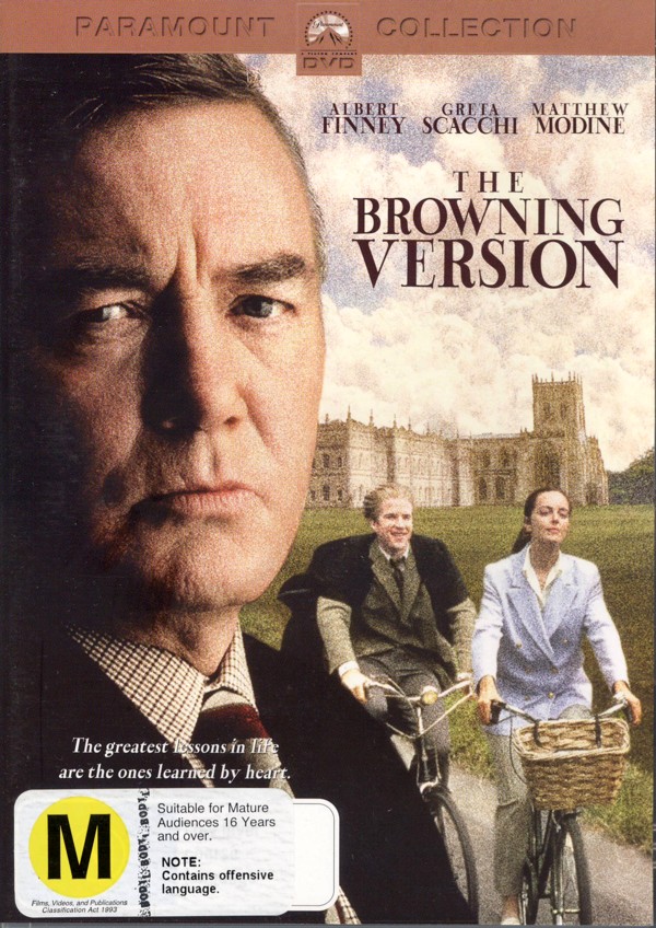 The Browning Version on DVD image