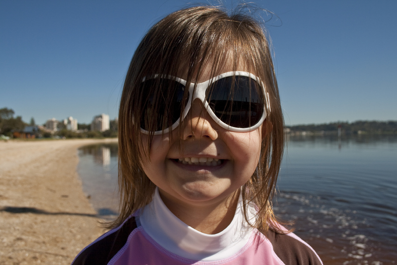 Baby Banz Retro Sunglasses (Cool White) image