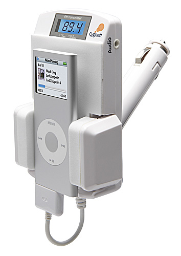 Cygnett GROOVETRAVELLER - IPOD FM TRANSMITTER + HOLDER image