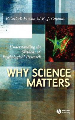 Why Science Matters by Robert W Proctor image