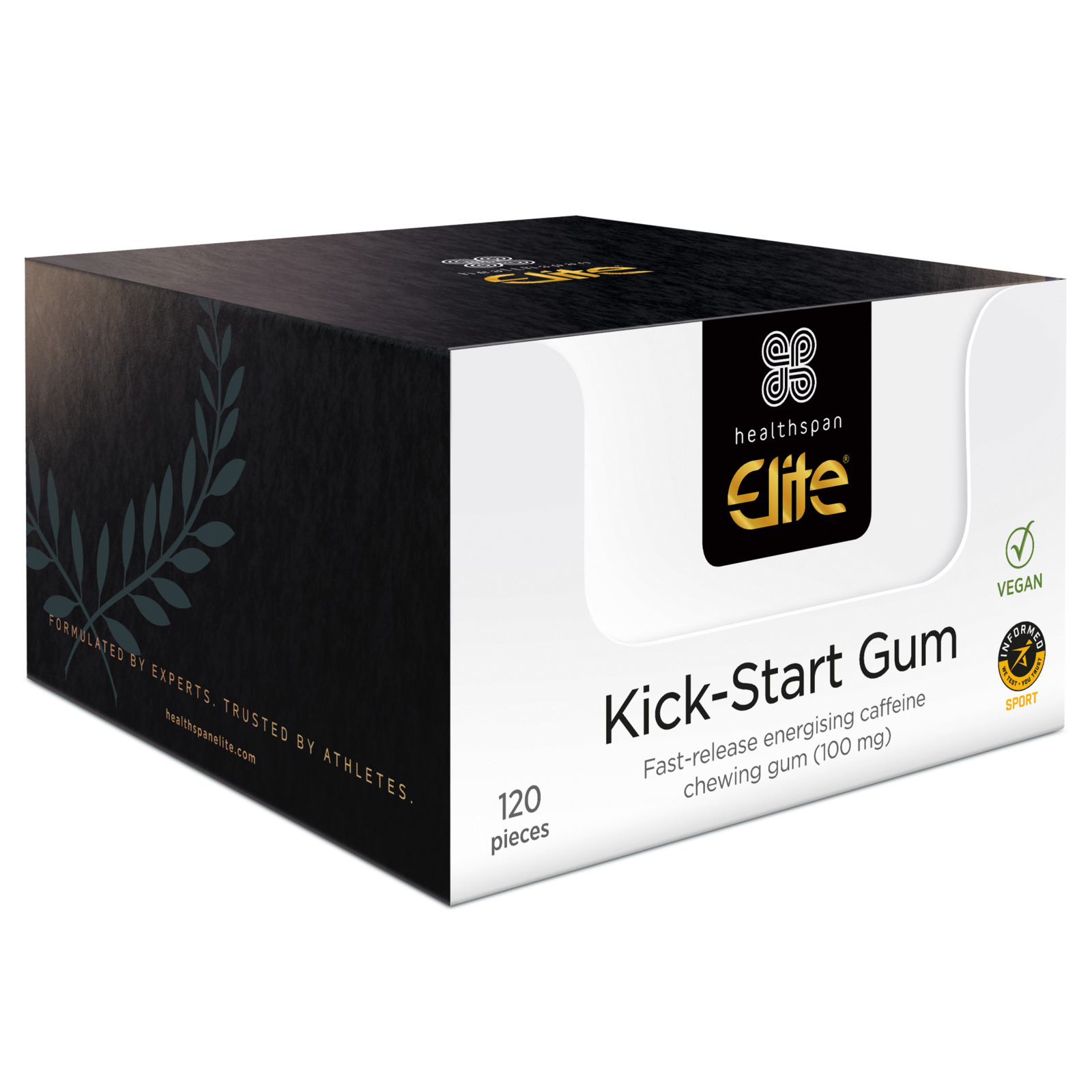 Buy Healthspan Elite KickStart Caffeine Gum at Mighty Ape NZ
