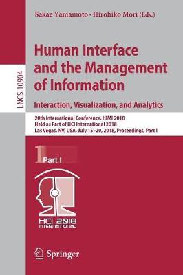 Human Interface and the Management of Information. Interaction, Visualization, and Analytics image