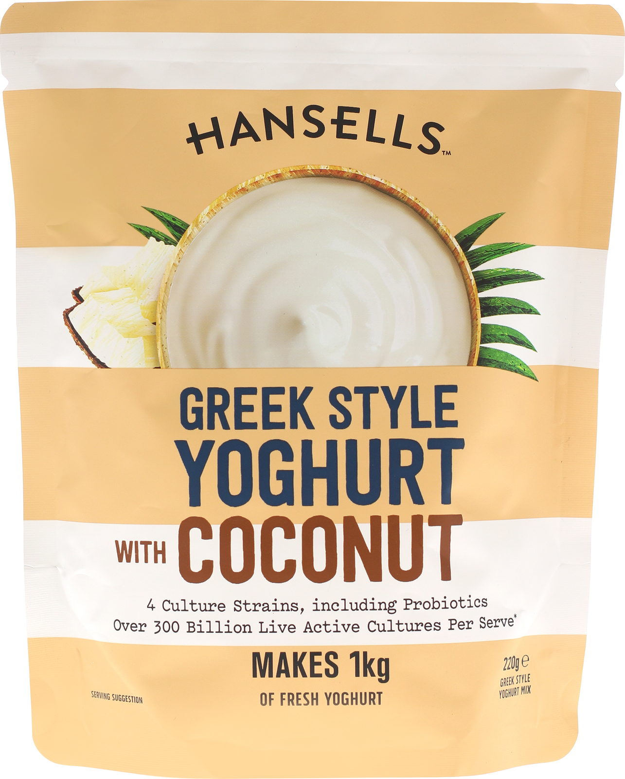 Hansells Greek Style Yoghurt Mix with Coconut at Mighty Ape NZ