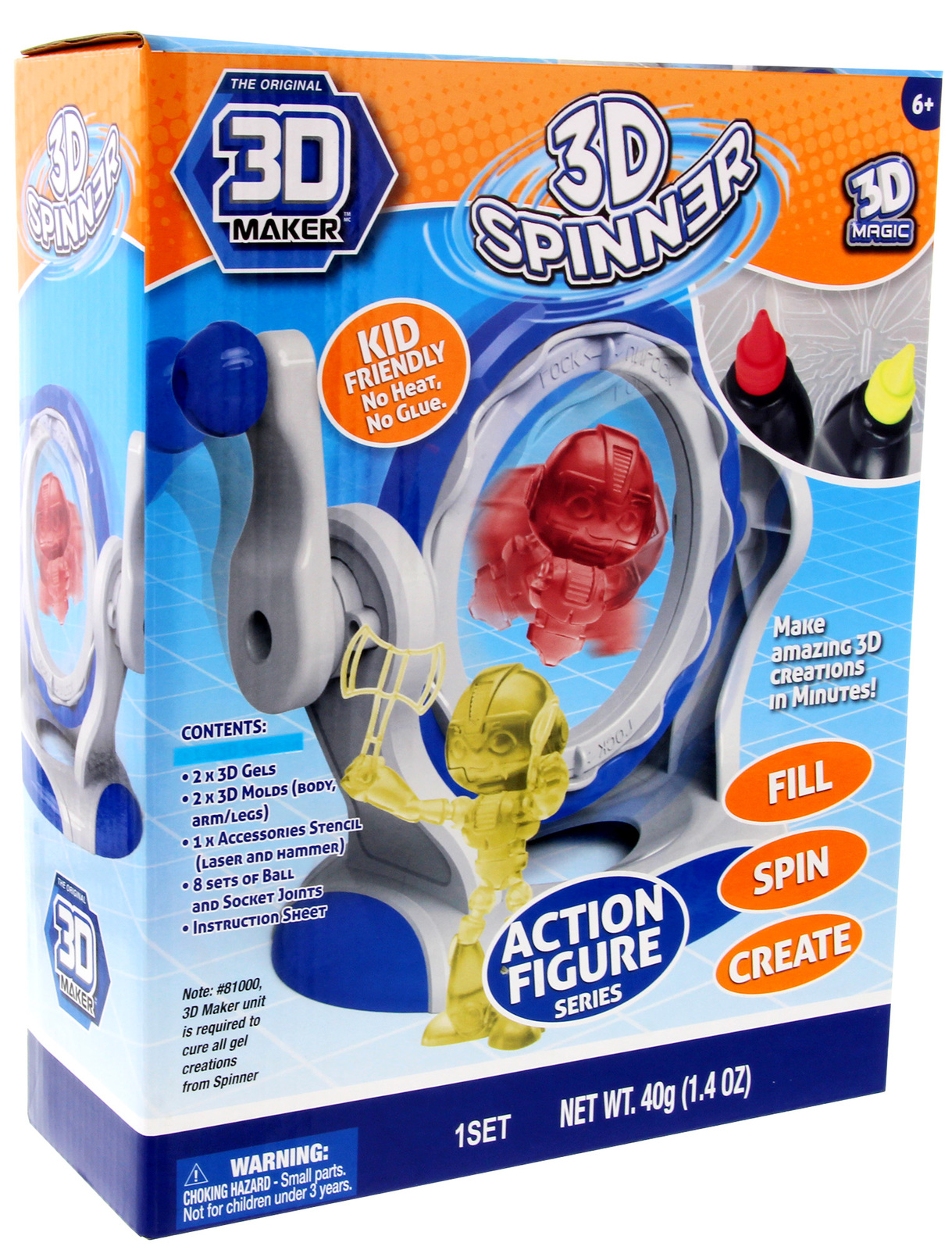 3D Magic: 3D Spinner - Action Theme Pack image