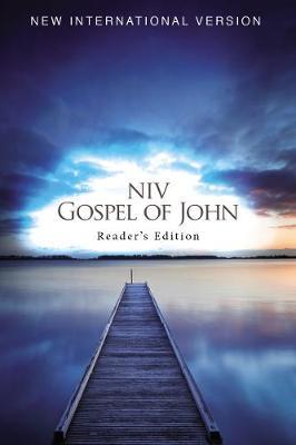 NIV, Gospel of John, Reader's Edition, Large Print, Paperback by Zondervan image