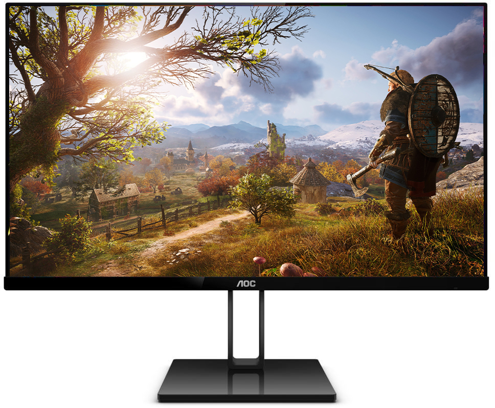 24" AOC 1080p 75Hz 5ms Freesync Ultra Slim Monitor image