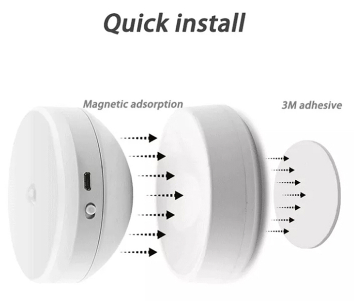 Rotate LED Rechargeable Battery Sensor Light (warm) at Mighty Ape NZ