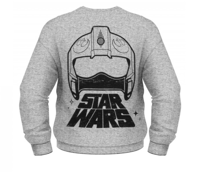 Star Wars: The Force Awakens X-Wing Fighter Helmet Sweatshirt (X-Large) image