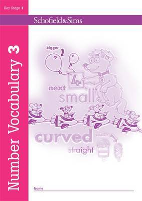 Number Vocabulary Book 3 by Sally Johnson image