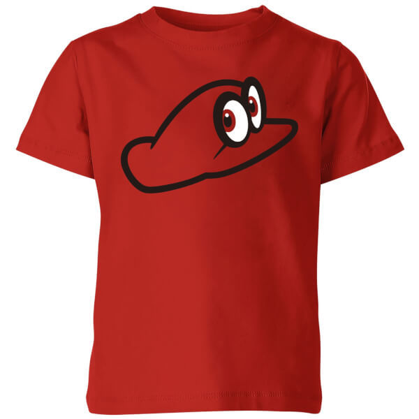 Nintendo Super Mario Odyssey Cappy Kids' T-Shirt - Red - 3-4 Years image