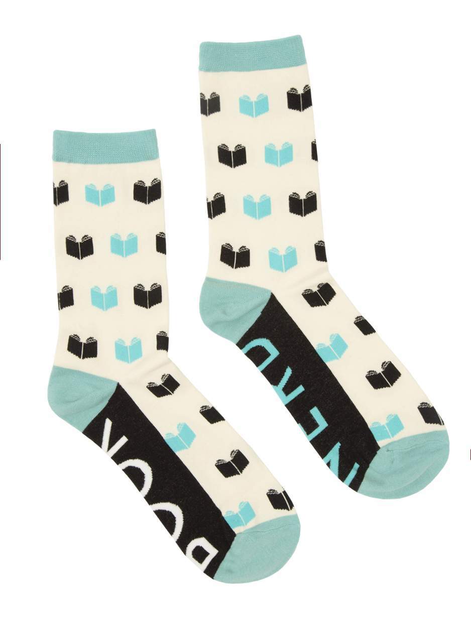 Out of Print: Book Nerd - Crew Socks image