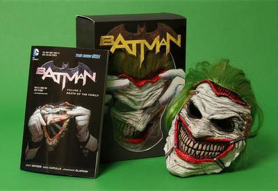 Batman: Death of the Family Joker Mask and Book Set (New 52) by Scott Snyder image