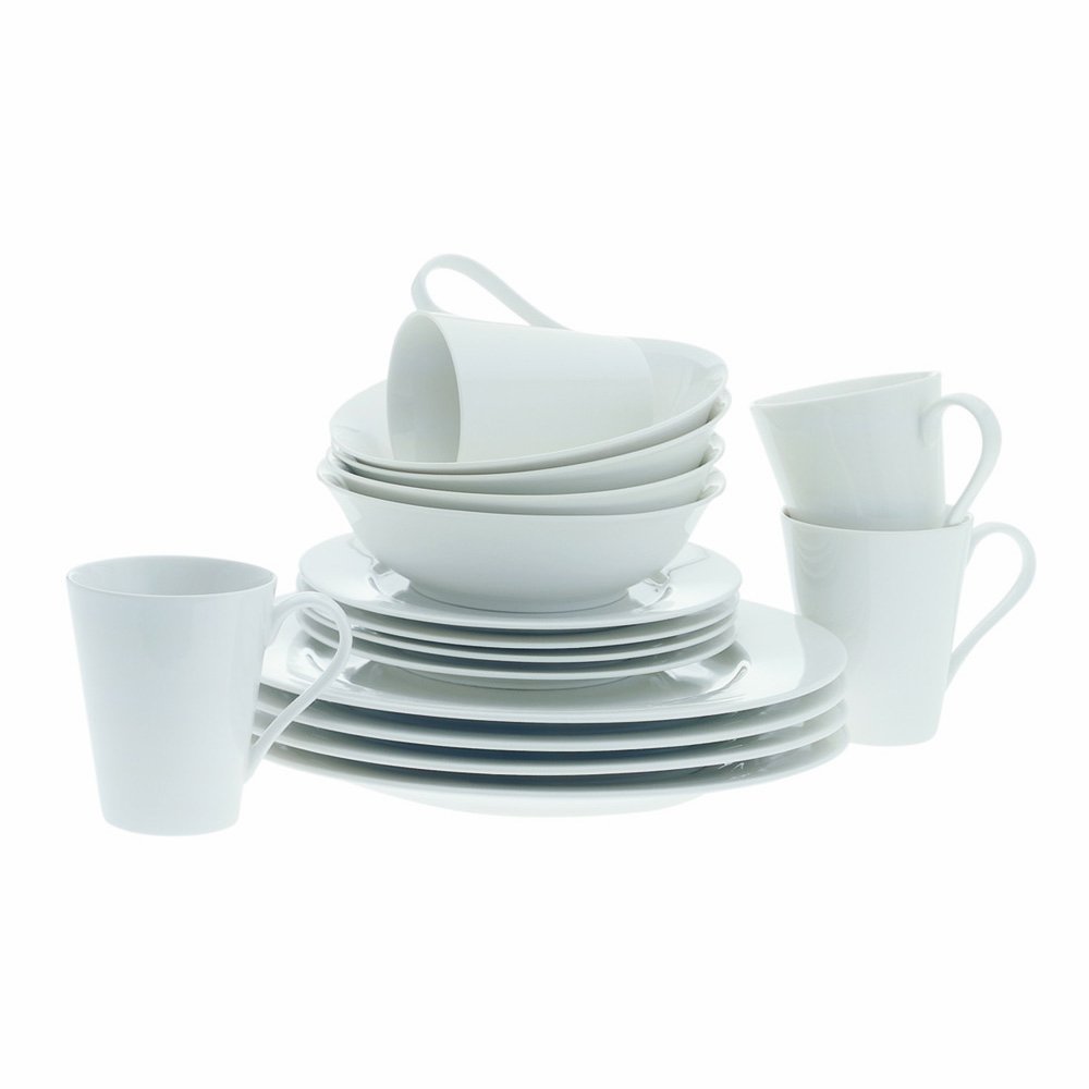 Maxwell & Williams White Basics Cosmopolitan Rim Dinner Set