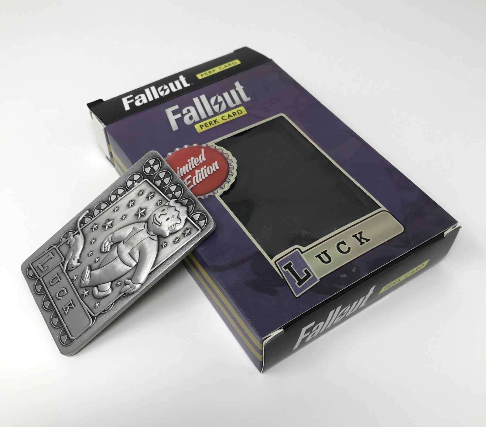 Fallout: Replica Perk Card - Luck | at Mighty Ape NZ