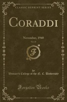 Coraddi, Vol. 45 by Woman's College of the N C University image