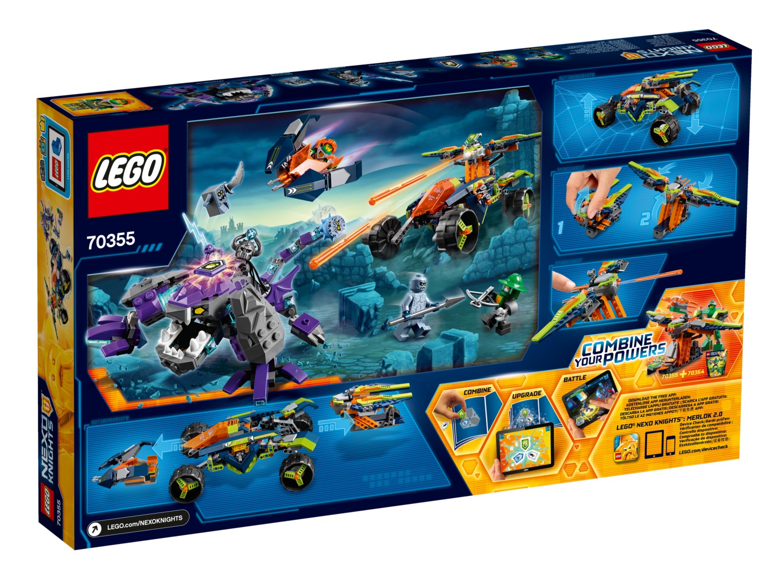 LEGO Nexo Knights - Aaron's Rock Climber (70355) image