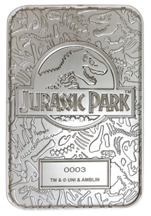 Jurassic Park: Entrance Gates - Metal Card