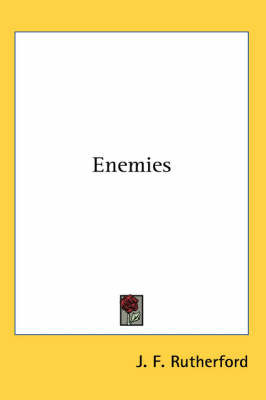 Enemies on Paperback by J.F. Rutherford