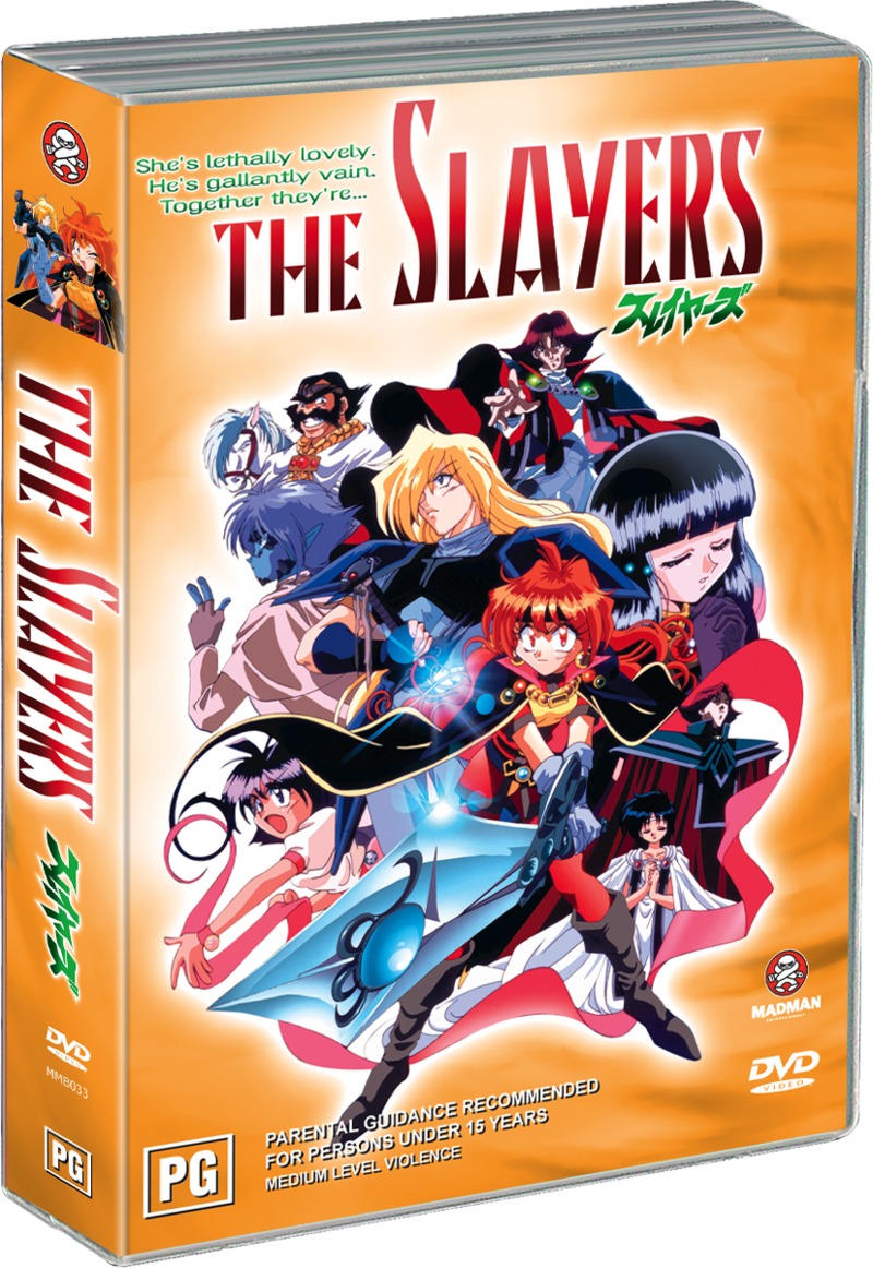 Slayers, The Series 1 Collection (4 DVDs) on DVD image