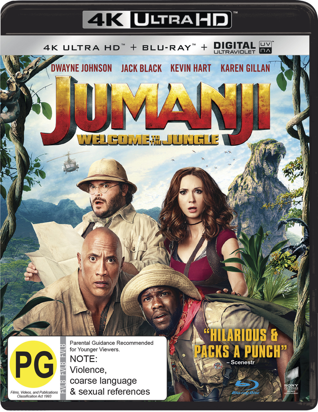 Jumanji: Welcome to the Jungle (4K UHD + Blu-ray) on UHD Blu-ray image