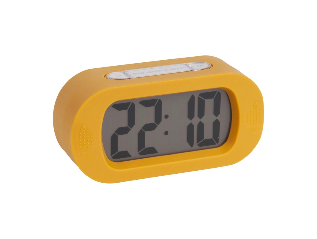 Karlsson Gummy Alarm Clock Yellow at Mighty Ape NZ