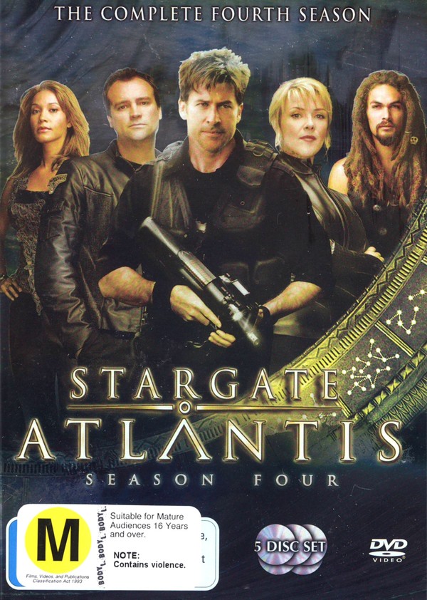 Stargate Atlantis - Complete Season 4 (5 Disc Set) on DVD image
