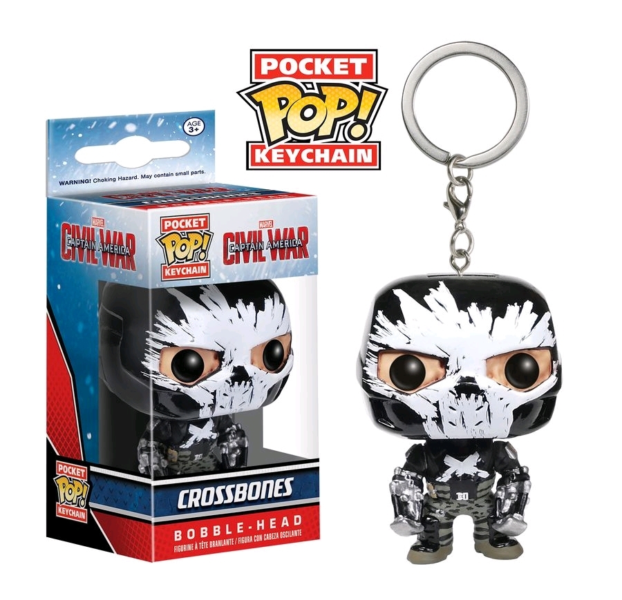 Captain America 3: Crossbones - Pocket Pop! Key Chain image