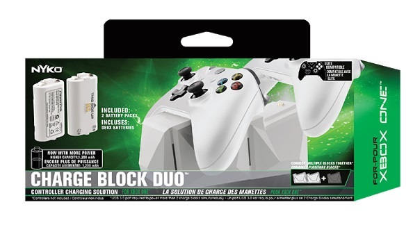 Nyko Xbox One S Charge Block Duo for Xbox One image