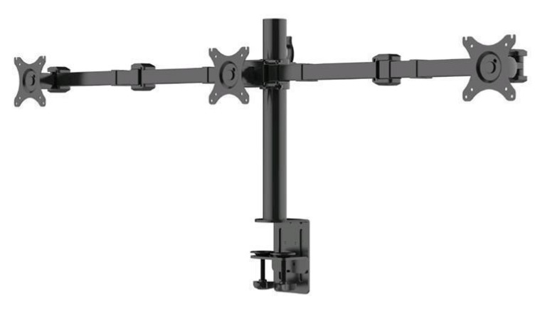 Loctek: DLB113 Three Monitor Desk Mount (10" - 30") image