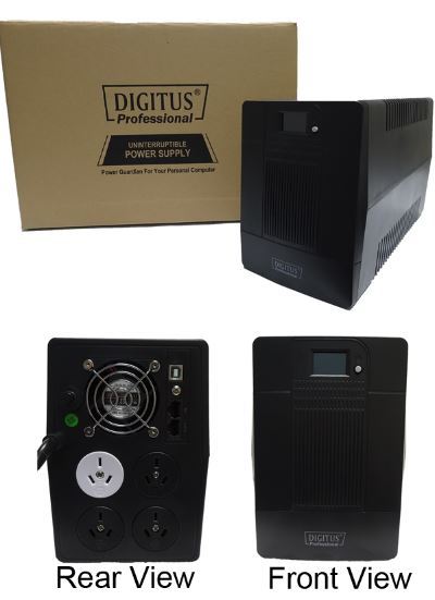 Digitus Line Interactive 2000VA UPS (2000VA / 1200W) image