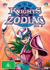 Knights Of The Zodiac: Vol 8 on DVD Knights Of The Zodiac: Vol 8 on DVD