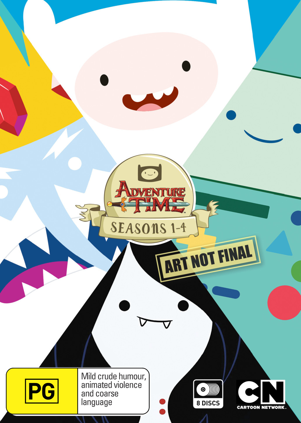 Adventure Time - Season 1-4 Box Set on DVD image