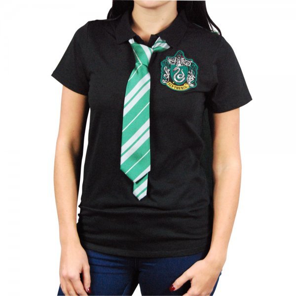 Harry Potter Slytherin Caped Polo Shirt (Large) image