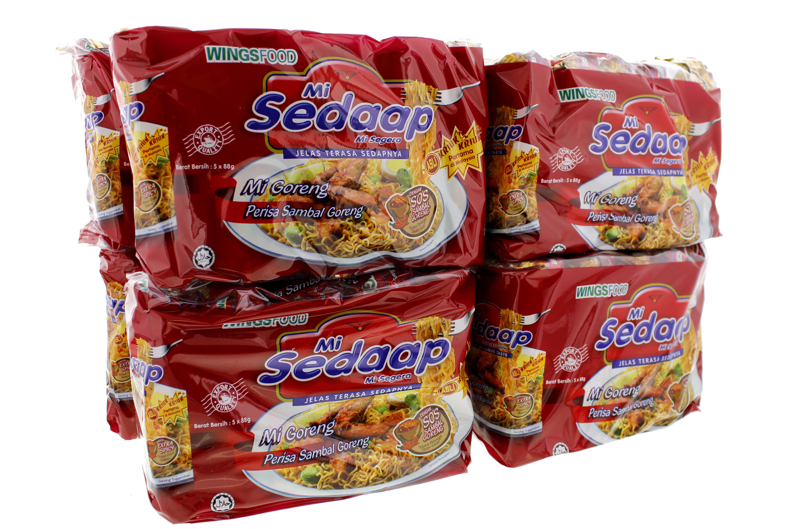 Mi Sedaap Perisa Sambal Instant Noodles 91g 40 pack