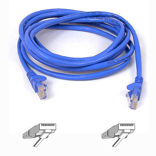 Belkin 1m Blue CAT5e Snagless Patch Cable image