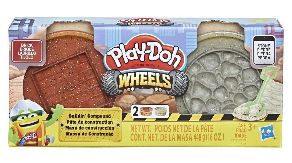 Play-Doh: Wheels 2-pack - Cement & Stone