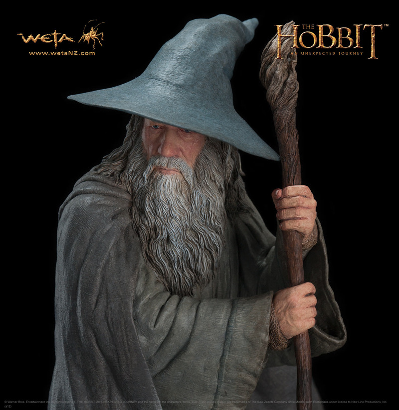 The Hobbit Gandalf the Grey Statue - by Weta image