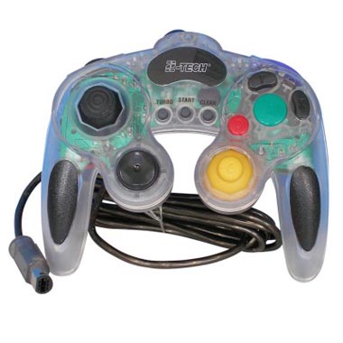 Gamecube 2-Tech Controller (Transparent) for GameCube image