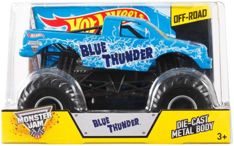 hot wheels monster jam blue thunder