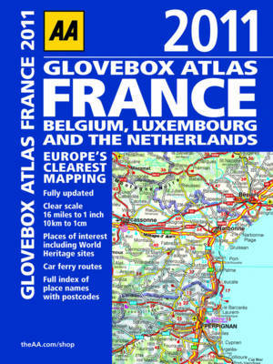 AA Glovebox Atlas France by AA Publishing