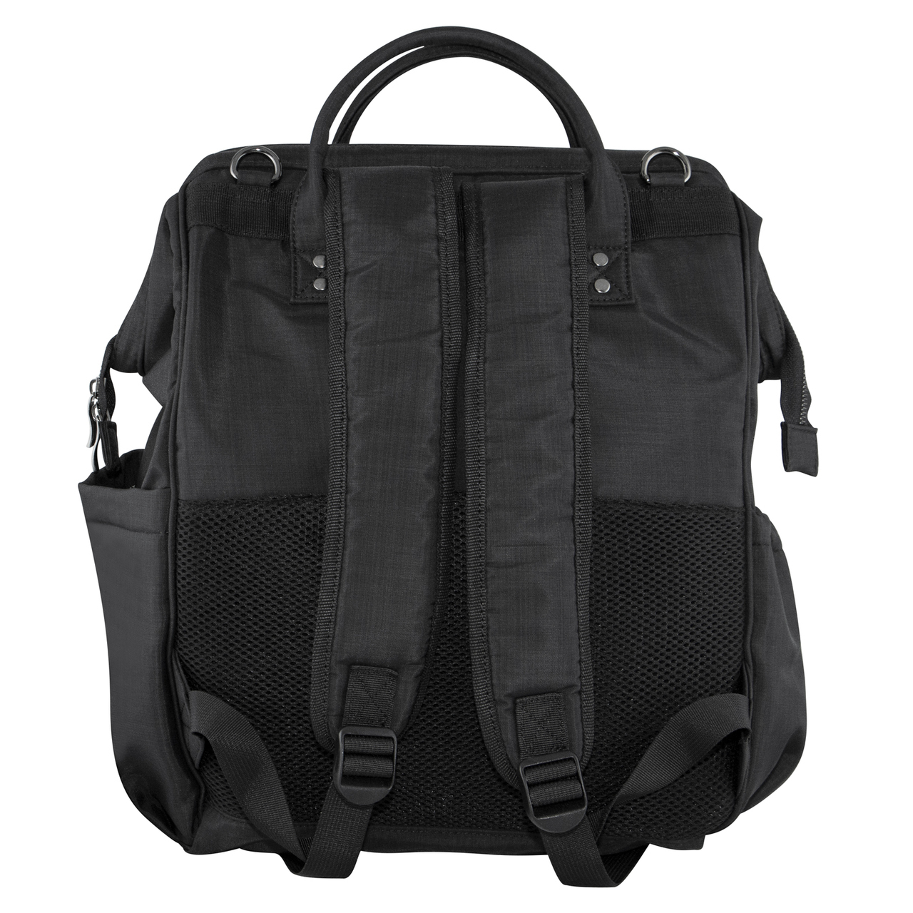 Isoki: Nappy Bag Byron XL Backpack - Black Nylon image