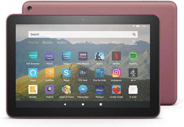 Amazon Fire HD 8 (2020) 32GB Tablet - Plum