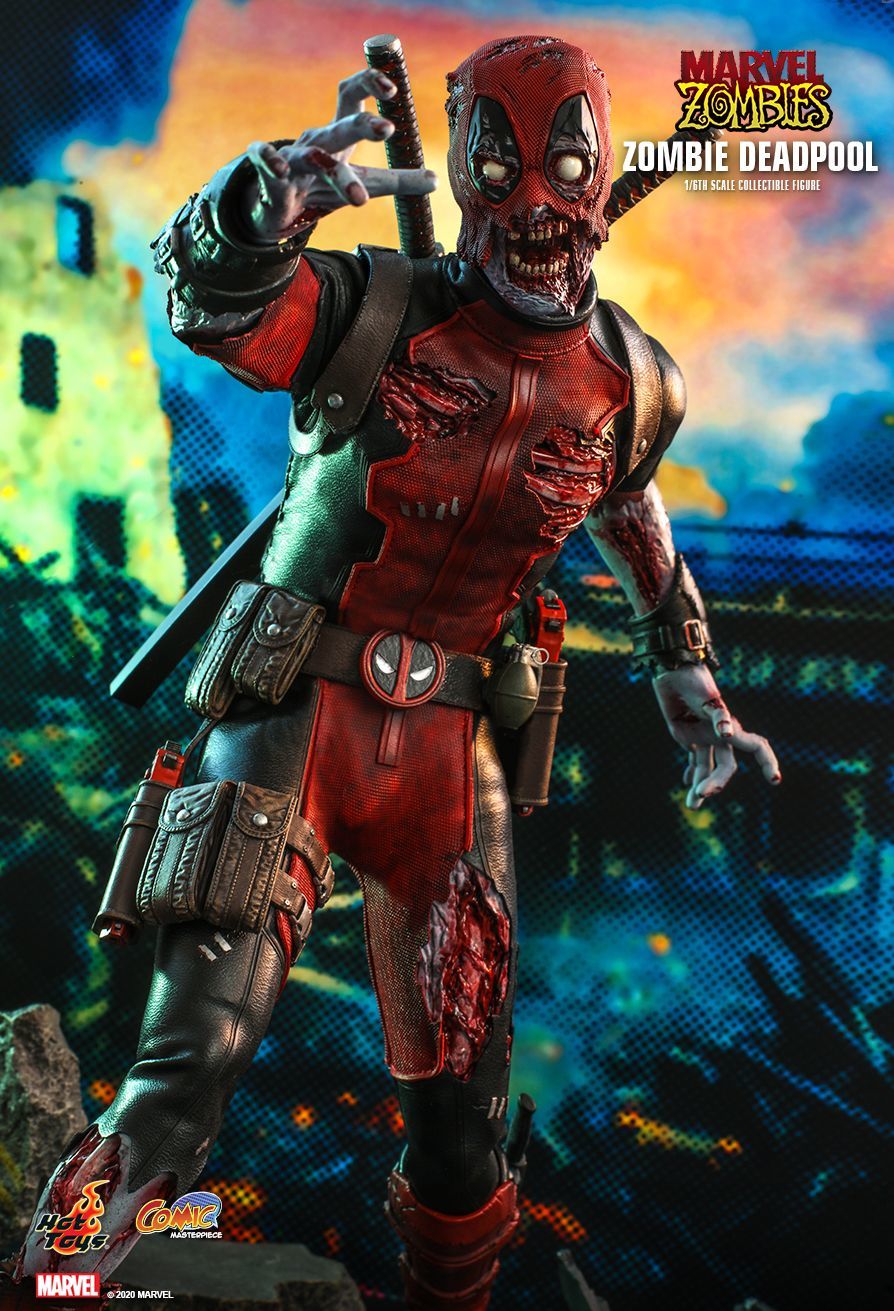 Zombie Deadpool 12" Articulated Figure at Mighty Ape NZ