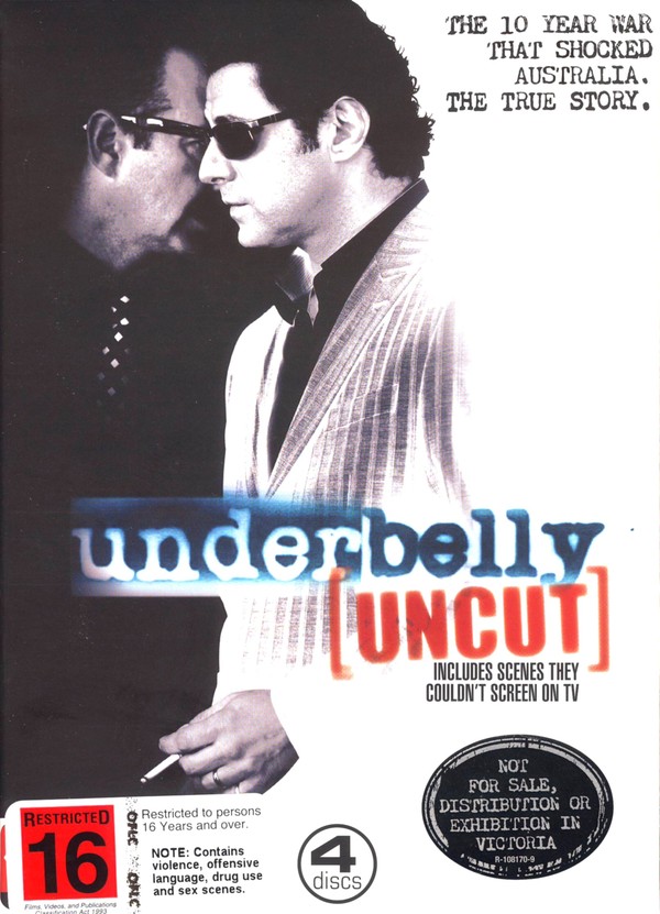 Underbelly - Season 1 Uncut (4 Disc Set) on DVD image
