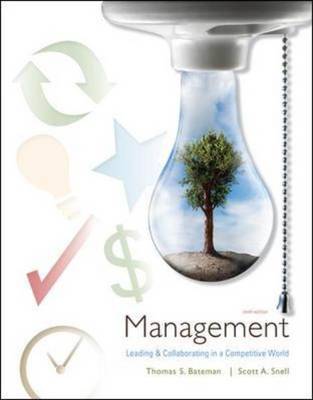 Management : Leading & Collaborating in the Competitive World on Hardback by Thomas Bateman